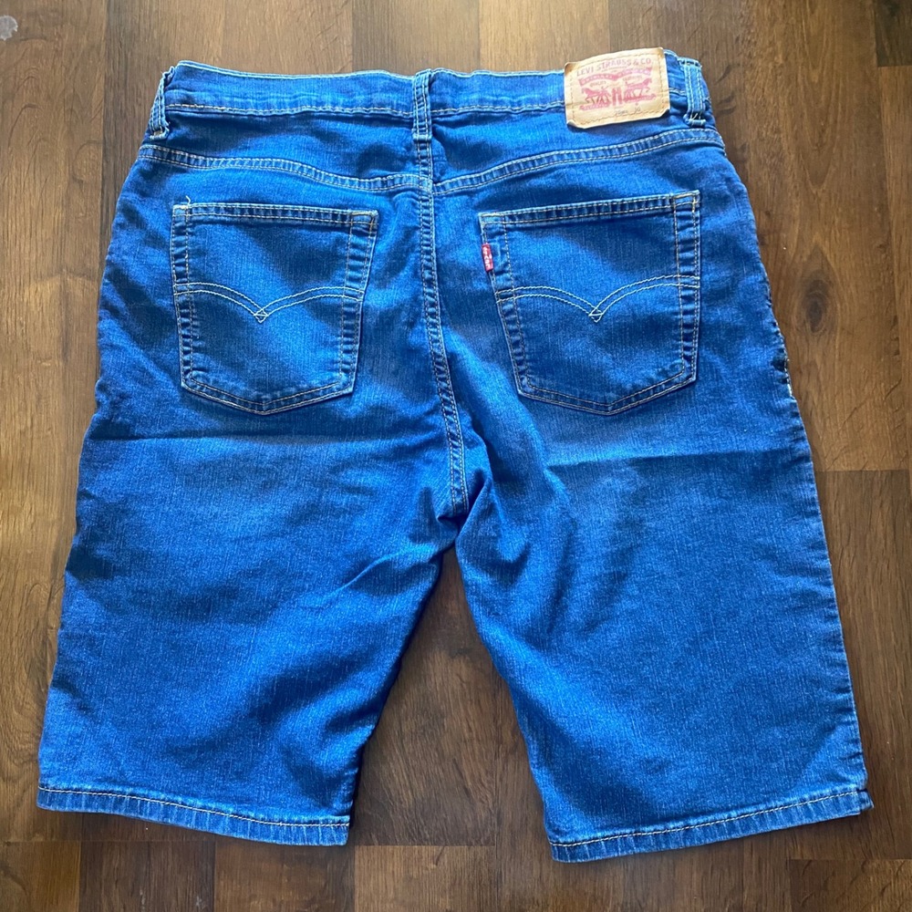 Levi's 511 Slim Denim‎ Jean Shorts Women's Size 20 Reg 30 Blue